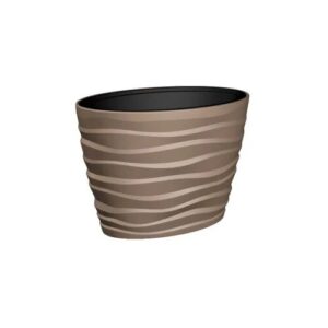 GARDINO-SAKSIJA BORA MOKA OVAL 60X39XH42CM