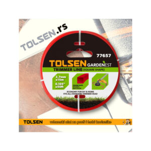 NAJLON ZA TRIMER KVADRATNI 2.7MMX15M