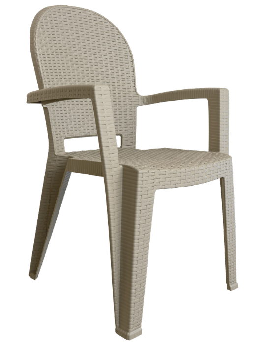 STOLICA AVALA RATAN TAMNA MOKA