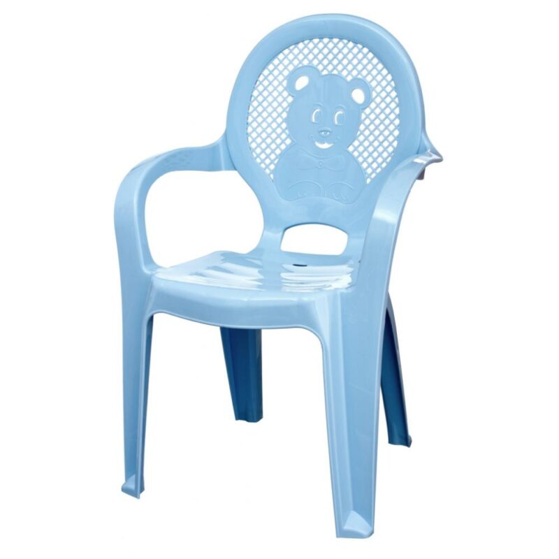 STOLICA DEČIJA VIOLETA SVETLO PLAVA MEDA