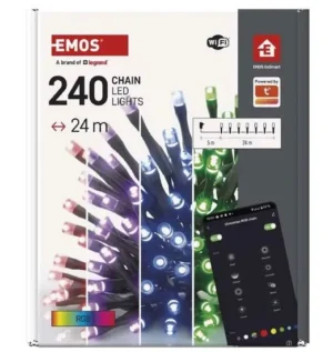 GOSMART LED LANAC 24M RGB  WI-FI  64 PROGRAMA 2400 CM