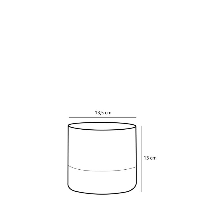 KERMIČKA SAKSIJA LAGO H13 X Ø13,5 CM KREM - Image 5