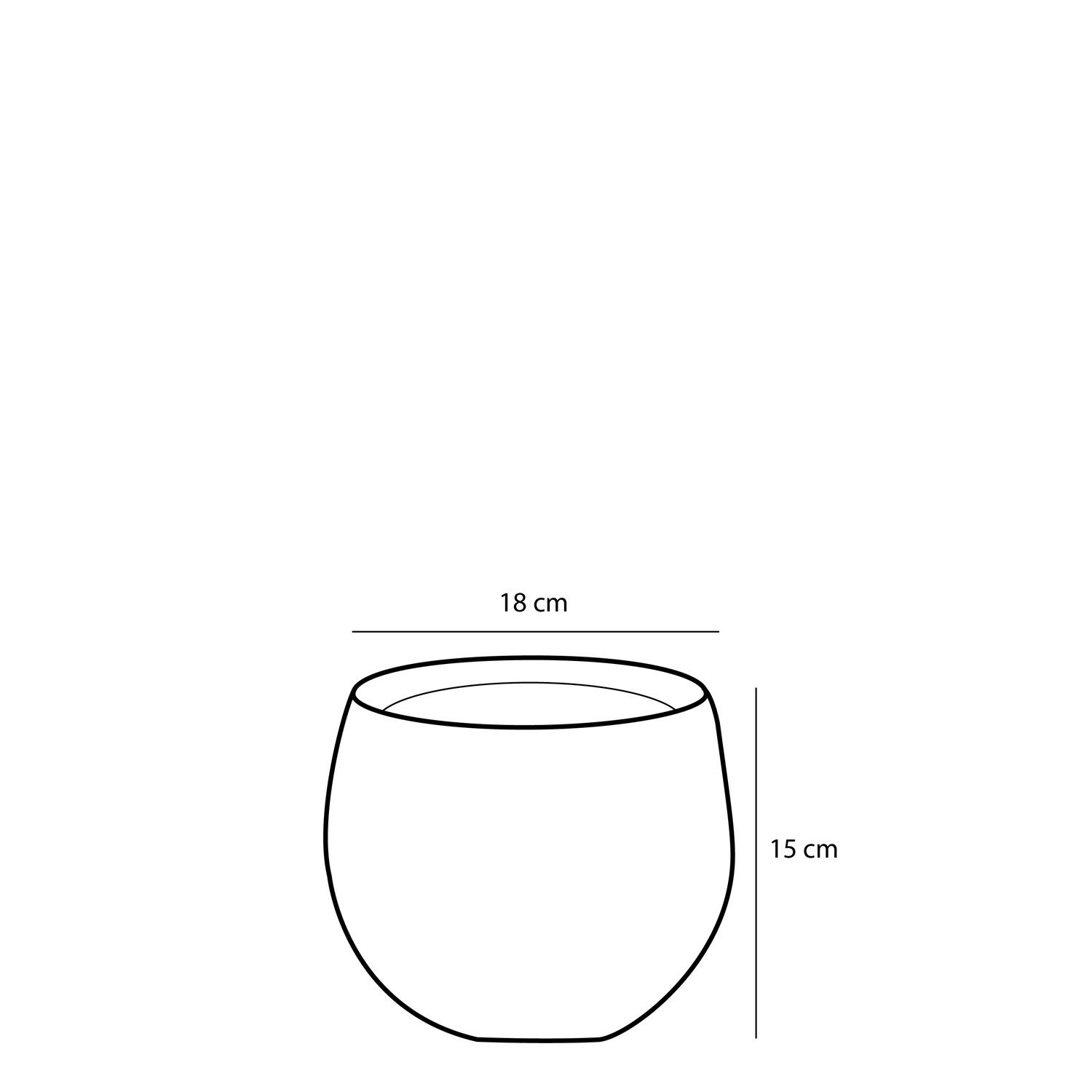 KERAMIČKA SAKSIJA DOURO H15 X Ø18 CM ZLATNA - Image 4