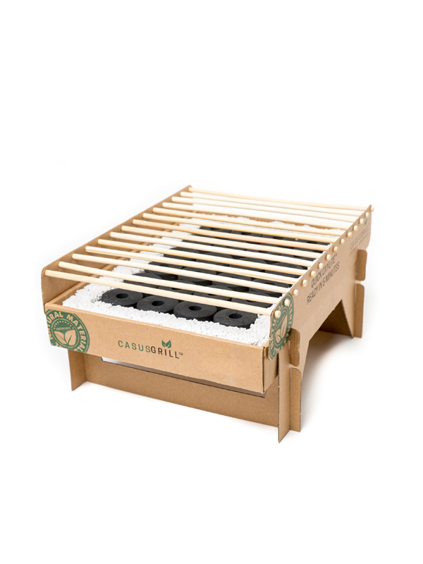 Roštilj za jednokratnu upotrebu komplet sa potpalom - Image 2