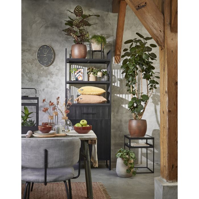 KERAMIČKA SAKSIJA LESTER H18 X Ø20 CM TERAKOTA BRAON - Image 2